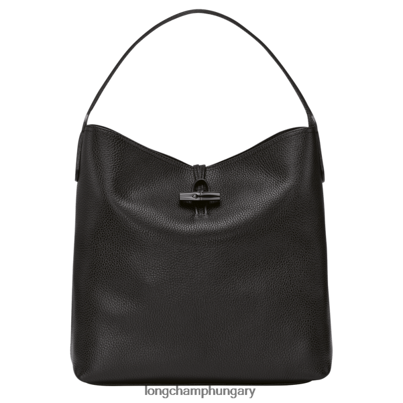 táskák HU Longchamp nők roseau elengedhetetlen hobo táska fekete L646T6356